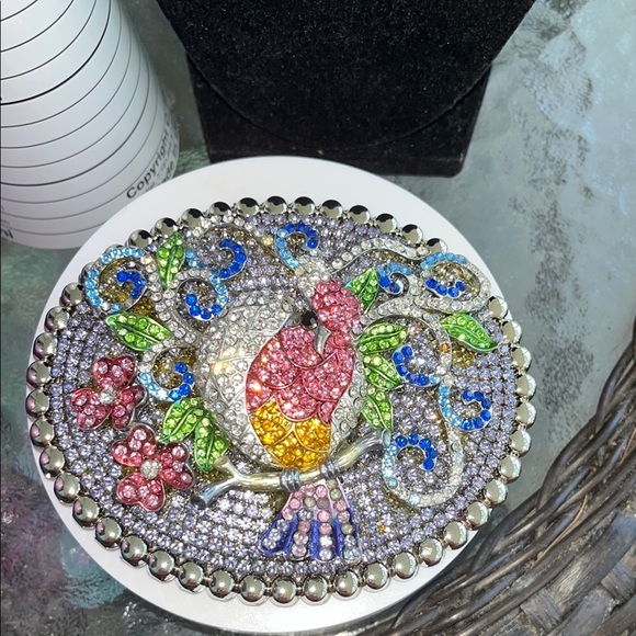 PARW BUCKLES YOAKUM TEXAS RHINESTONE ARTISAN HANDMADE GLAM...